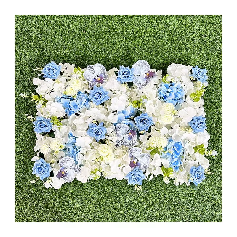 With high quality wholesale MYQ144 Small Flower Row D104 cheep artificial flower row for wedding