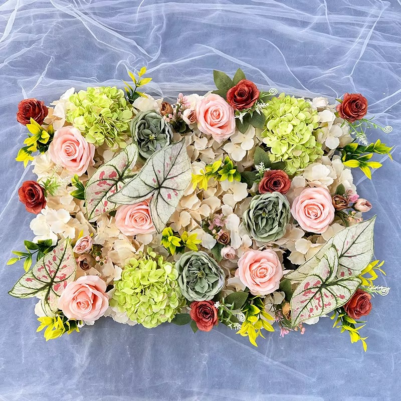 flower wall flower panel decorate wedding garden events corridor artificial flower