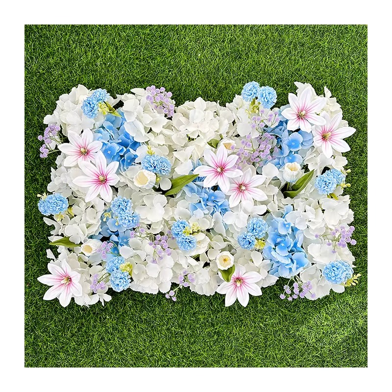 With high quality wholesale MYQ144 Small Flower Row D104 cheep artificial flower row for wedding