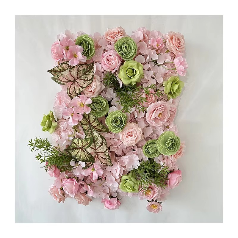 Artificial Pink Flower Wall New Products Versatile Cost-effective Wedding Decoration High Quality