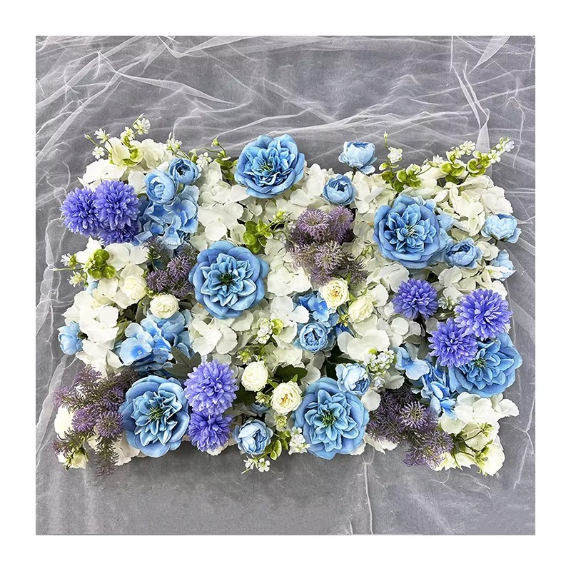 Blue Purple White Small Flower Row Wedding/Party Decoration Photography Props Factory Wholesale High Quality